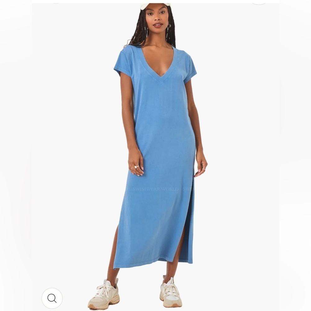 L Space West Coast Maxi Dress in Offshore
